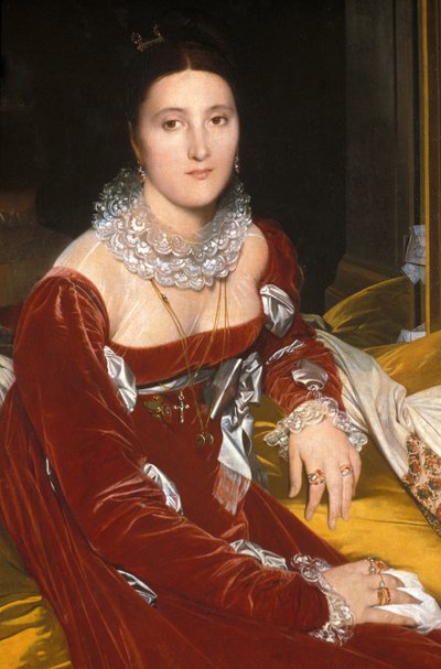 Madame de Senonnes - by Jean Auguste Dominique Ingres by Unknown